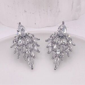 Crystal Clusters Stud Earrings